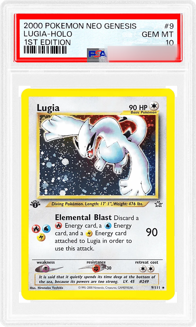 Lugia Neo Genesis #9 · PSA 10